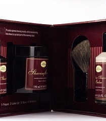 77 THE 4 ELEMENTS  OF THE PERFECT SHAVE SANDALWOOD ESSENTIAL O/60/150/100/НАБОР В КОРОБКЕ САНДАЛ
